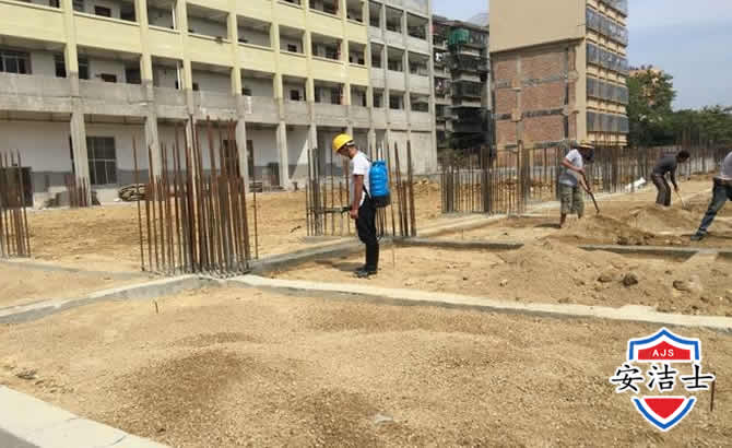 平阳学校机关防治白蚁